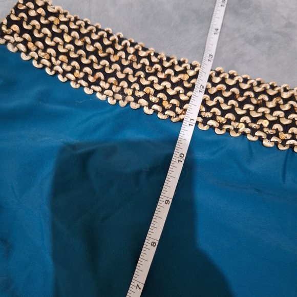 NWOT High Waist Bikini Bottom Teal - Picture 5 of 5